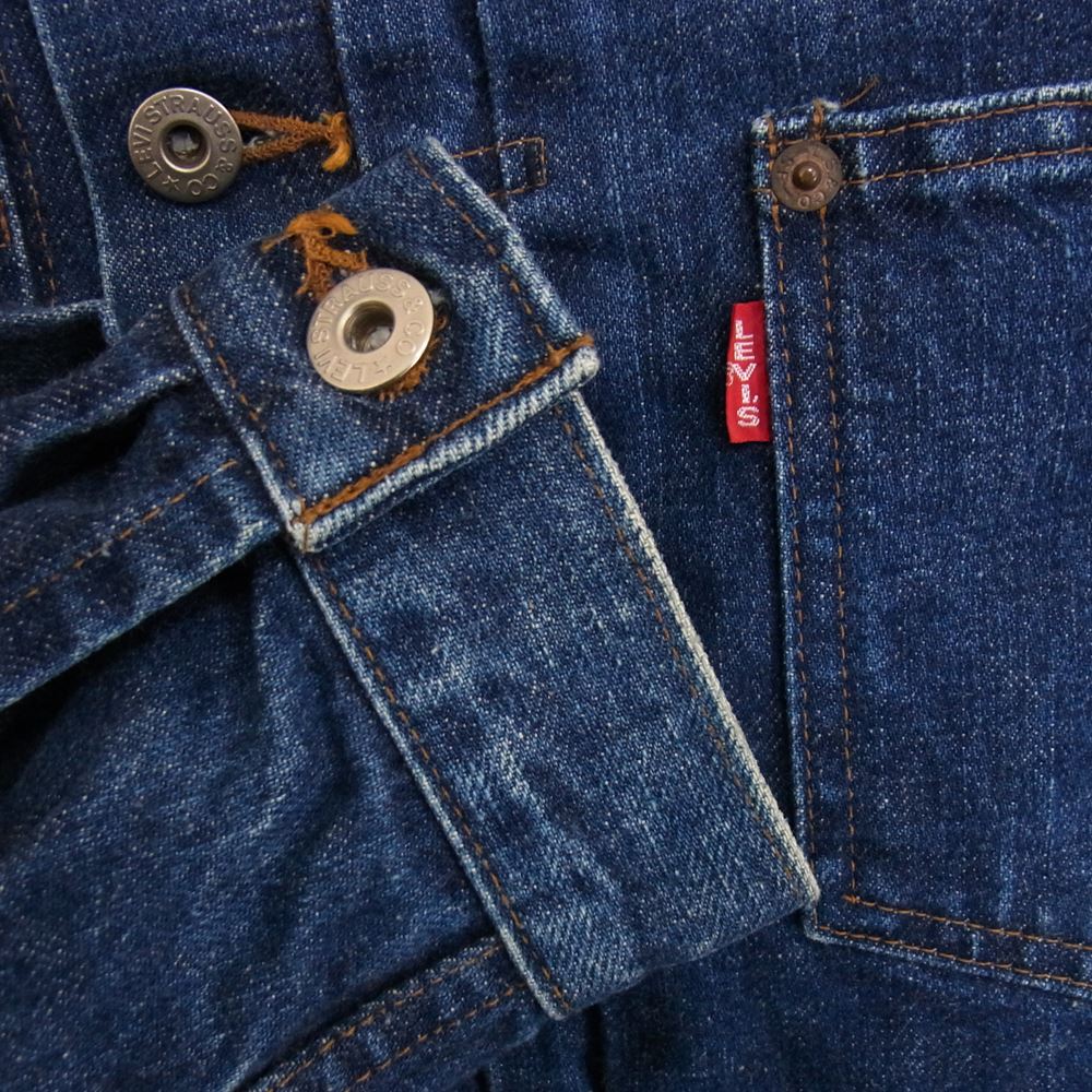 Levi's リーバイス J02JT928 70701XX ボタン裏刻印 J02 1stタイプ 大戦 復刻  デニム ジャケット インディゴブルー系 40【中古】