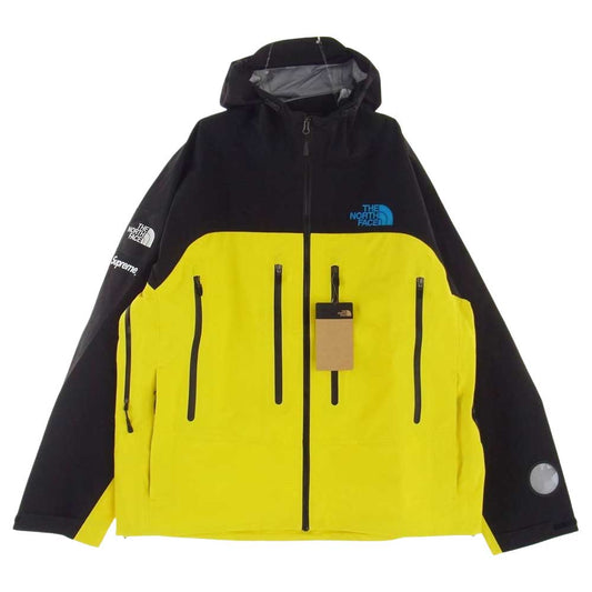 Supreme シュプリーム 22AW NP52207I The North Face Taped Seam Shell Jacket ノースフェイス シェル ジャケット イエロー系 XL【新古品】【未使用】【中古】