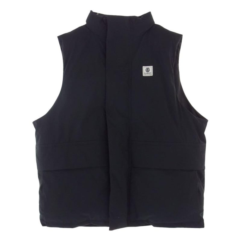 エレメント BB022-767 BIGGIE PUFFY VEST 中綿 ベスト ブラック系 M【中古】