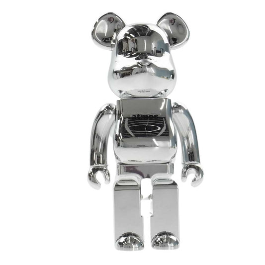 ベアブリック atmos LYFT 400％ アトモス リフト シルバー メディコムトイ シルバー系【中古】