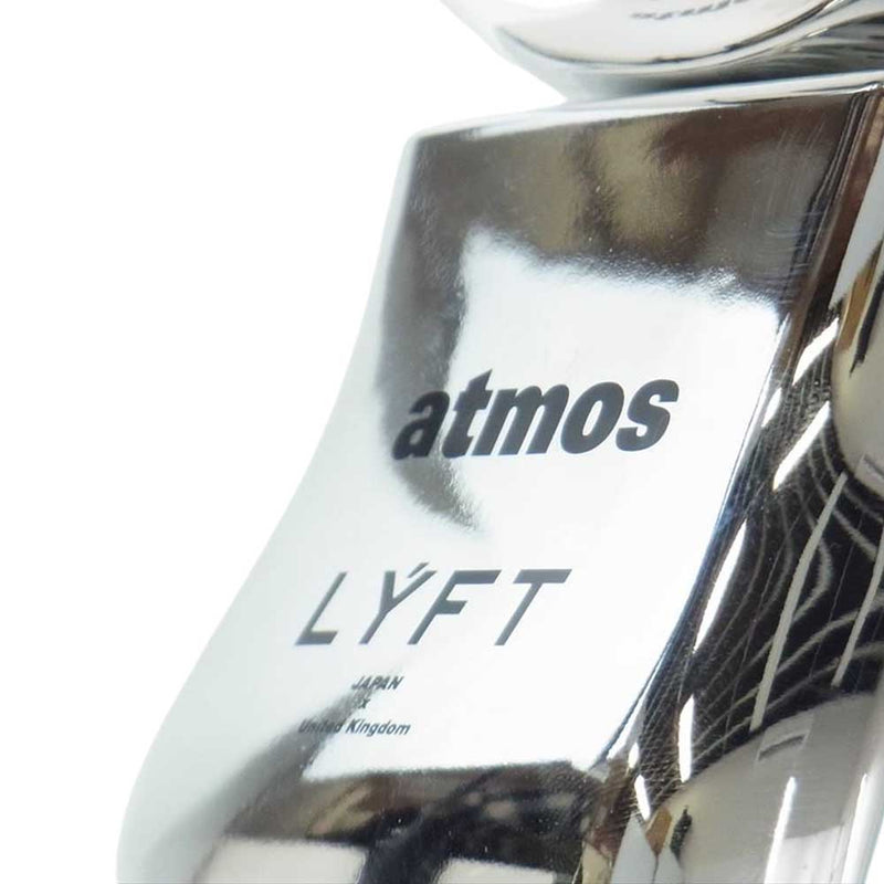 ベアブリック atmos LYFT 400％ アトモス リフト シルバー メディコムトイ シルバー系【中古】
