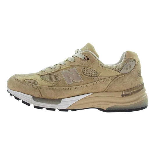 NEW BALANCE ニューバランス M992TN USA製 スエード ローカット スニーカー ベージュ系 US10(CM 28cm)【中古】