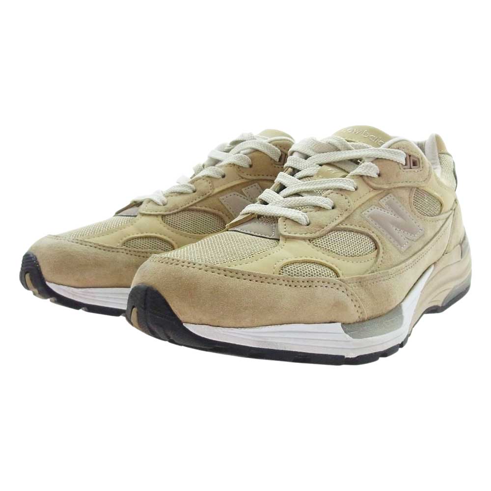 NEW BALANCE ニューバランス M992TN USA製 スエード ローカット スニーカー ベージュ系 US10(CM 28cm)【中古】