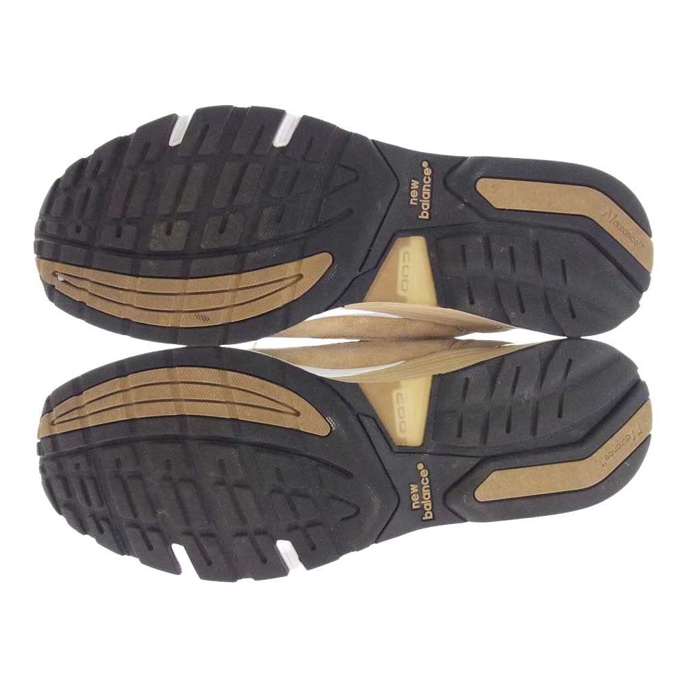 NEW BALANCE ニューバランス M992TN USA製 スエード ローカット スニーカー ベージュ系 US10(CM 28cm)【中古】