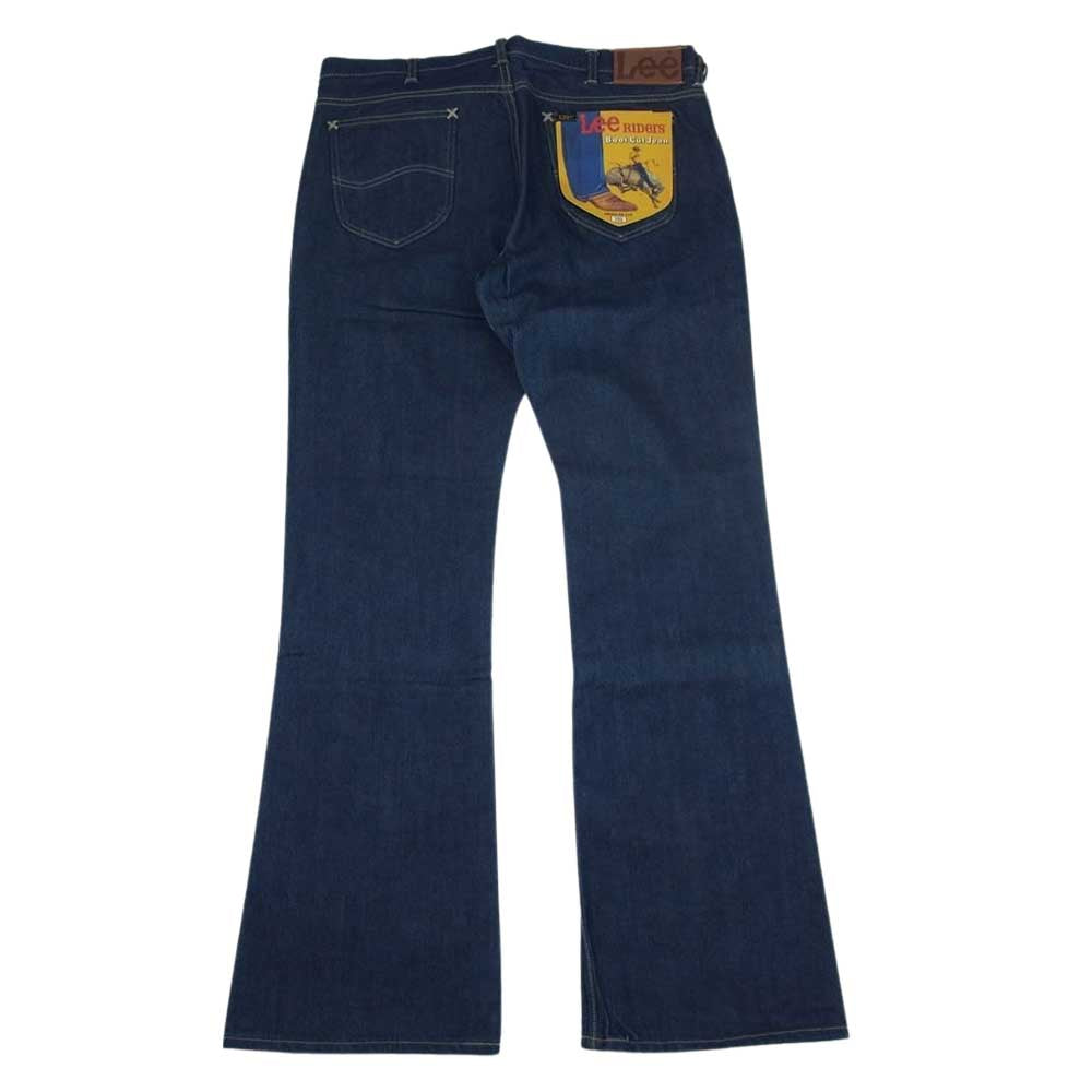 Lee リー AMERICAN RIDERS 102 ブーツカット デニムパンツ インディゴブルー系 36【美品】【中古】