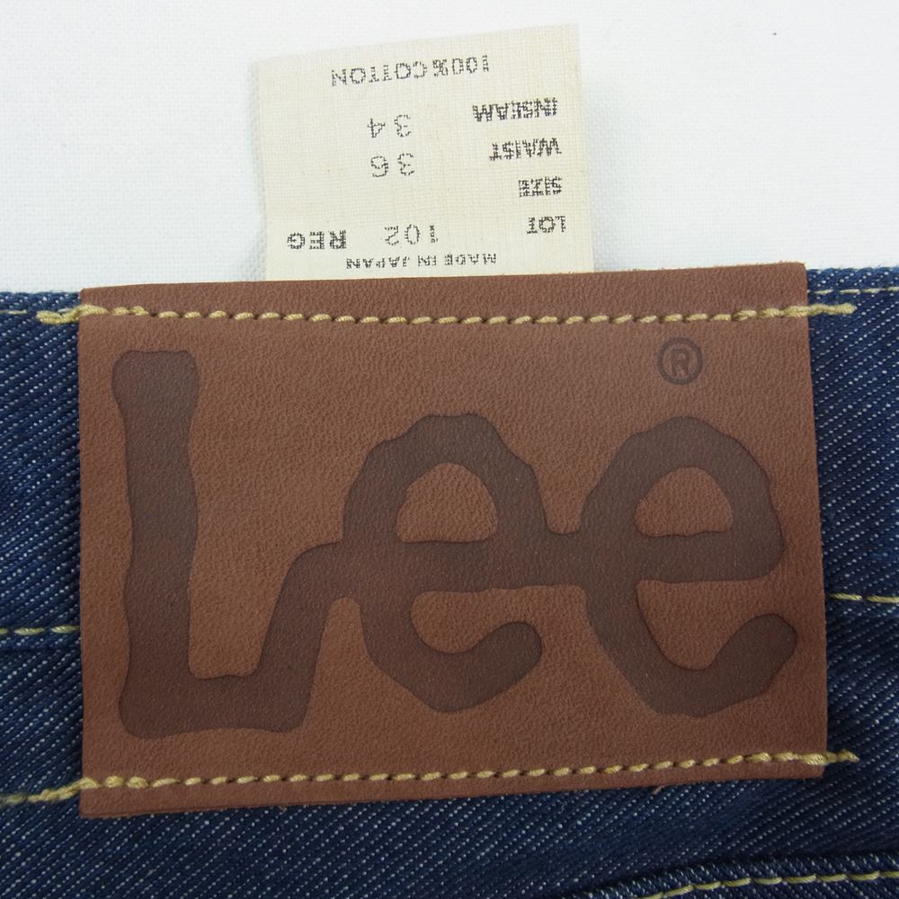 Lee リー AMERICAN RIDERS 102 ブーツカット デニムパンツ インディゴブルー系 36【美品】【中古】