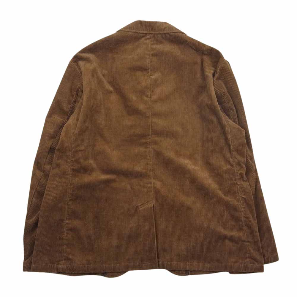 ROUGH and RUGGED ラフアンドラゲッド コーデュロイ 3つボタン テーラード ジャケット ブラウン系 4【中古】