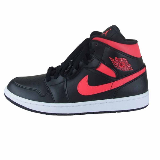 NIKE ナイキ BQ6472-004 WMNS AIR JORDAN 1 MID ウィメンズ エア ジョーダン 1 ミッド スニーカー ブラック系 29cm【極上美品】【中古】