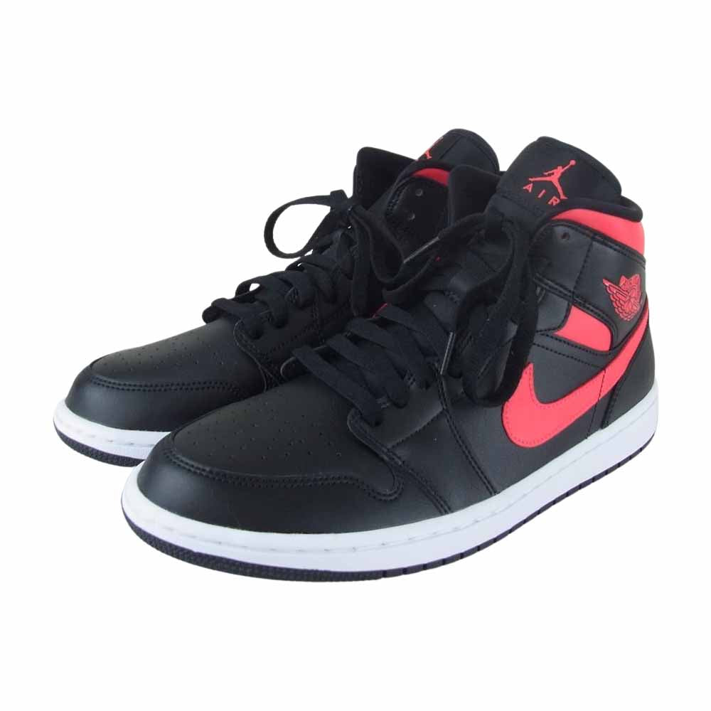 NIKE ナイキ BQ6472-004 WMNS AIR JORDAN 1 MID ウィメンズ エア ジョーダン 1 ミッド スニーカー ブラック系 29cm【極上美品】【中古】