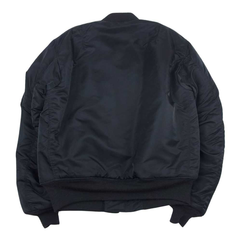 Buzz Rickson's バズリクソンズ BR12666 WILLIAM GIBSON COLLECTION type BLACK MA-1 SLENDER REGULAR ウィリアムギブソン ミリタリー ジャケット ブラック系 44【中古】