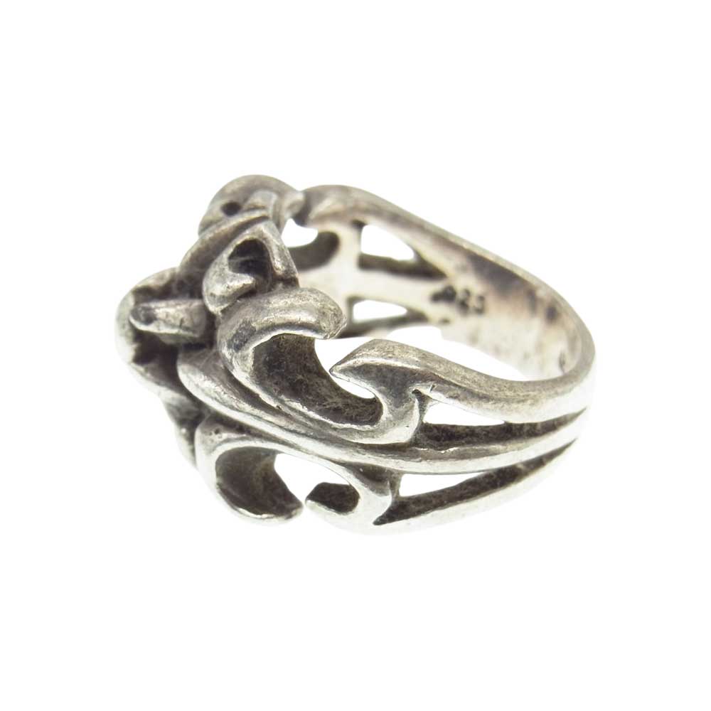 A&G エーアンドジー カットアウト フレア リング シルバー系 17号【中古】