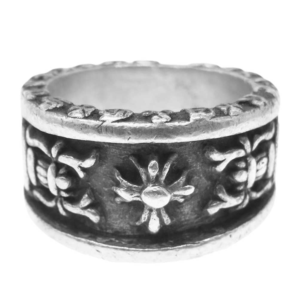 A&G エーアンドジー ダガー クロス リング シルバー系 17号【中古】