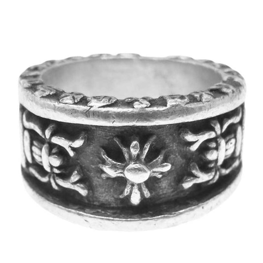 A&G エーアンドジー ダガー クロス リング シルバー系 17号【中古】