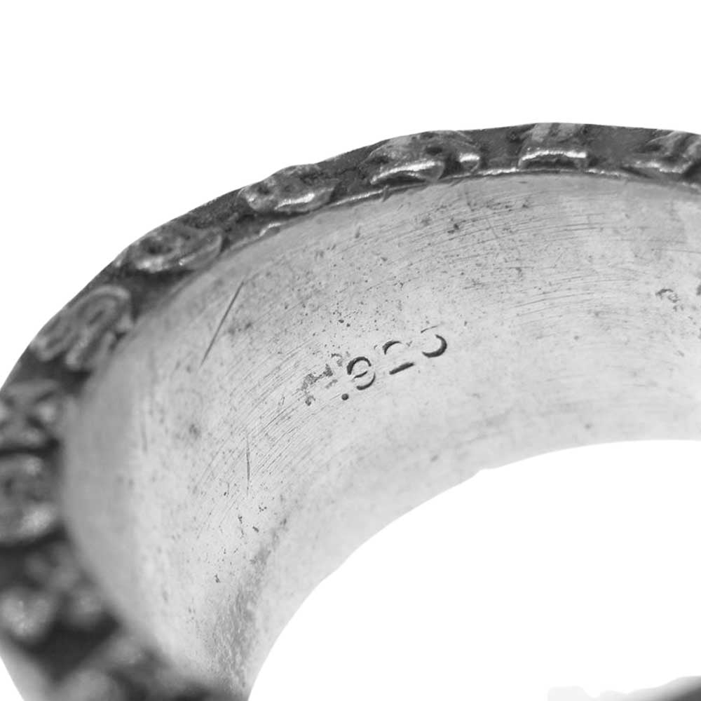 A&G エーアンドジー ダガー クロス リング シルバー系 17号【中古】