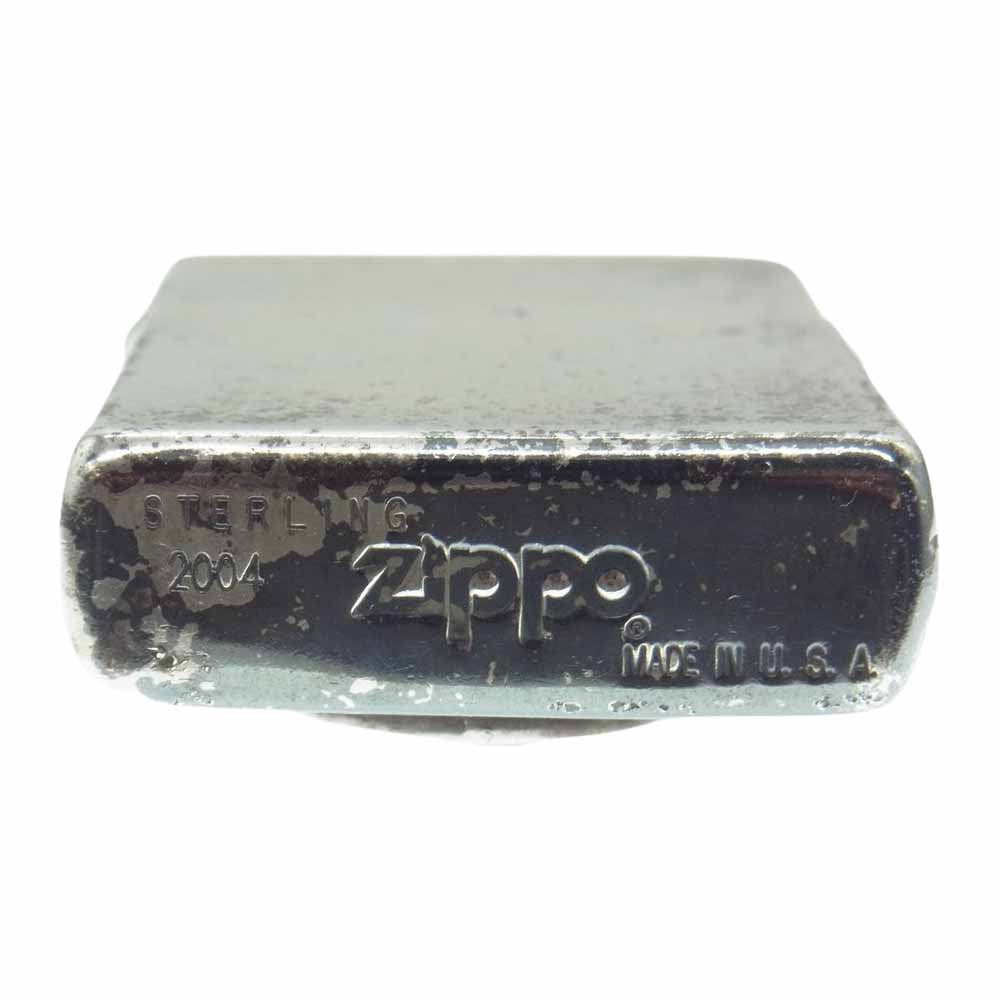 A&G エーアンドジー スターリングシルバー スカル ZIPPO ジッポ ライター シルバー系【中古】