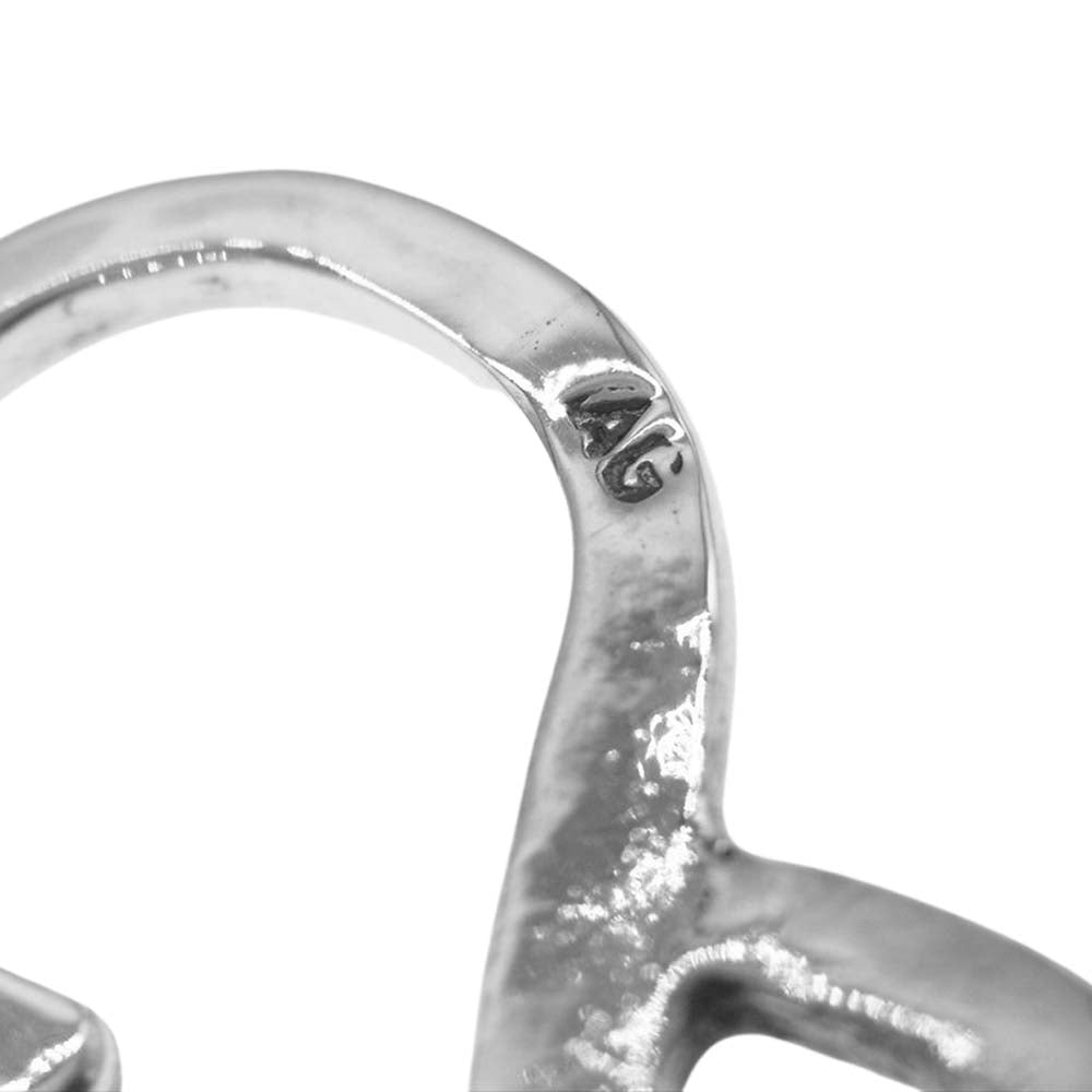 A&G エーアンドジー スカル 1クリップ ウォレットチェーン シルバー系【中古】