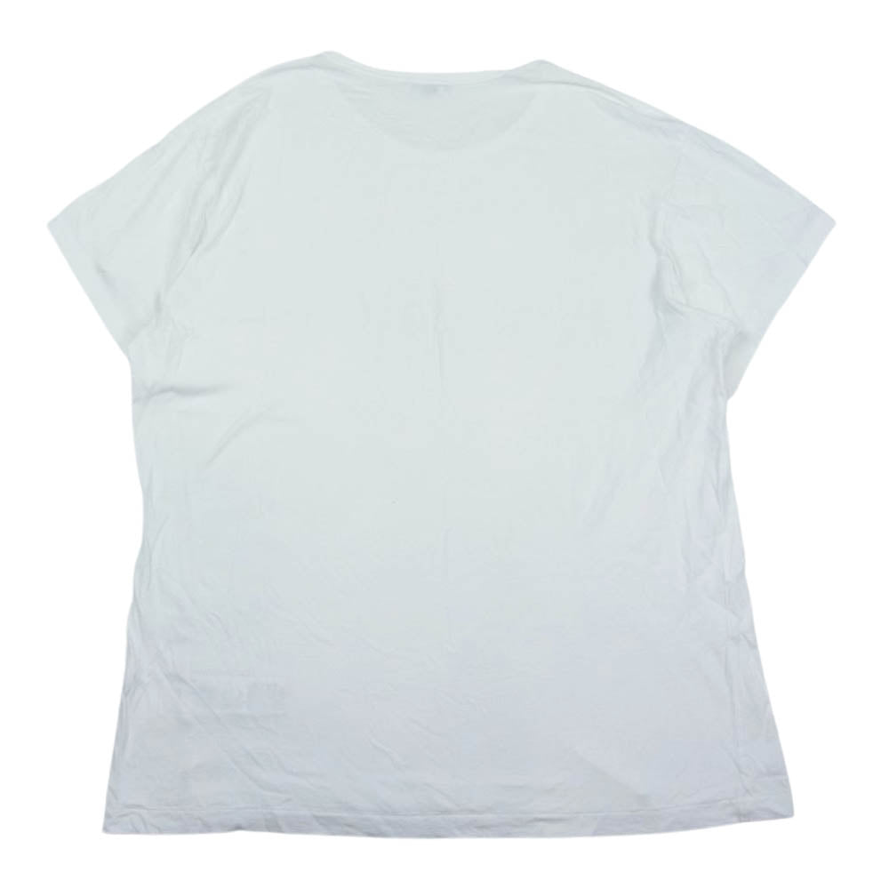 Yohji Yamamoto POUR HOMME ヨウジヤマモトプールオム 19SS HH-T02-077 丸首半袖 クルーネック Tシャツ カットソー ホワイト系 3【中古】