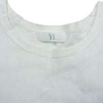 Yohji Yamamoto ヨウジヤマモト MV-T73-046 Y's for men ワイズフォーメン コットン 製品染め 天竺 バックジャカード フラワー 半袖 Tシャツ ホワイト系 2【中古】