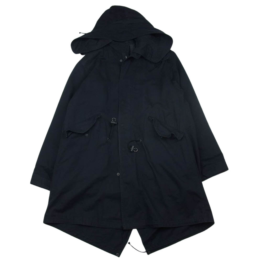Yohji Yamamoto ヨウジヤマモト ME-C09-094 Y’s for Men ワイズフォーメン ライナー付き フード モッズコート ネイビー系 3【中古】