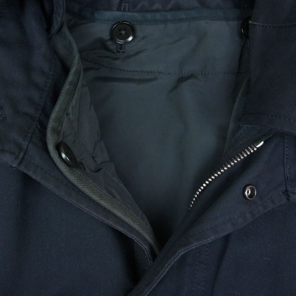 Yohji Yamamoto ヨウジヤマモト ME-C09-094 Y’s for Men ワイズフォーメン ライナー付き フード モッズコート ネイビー系 3【中古】