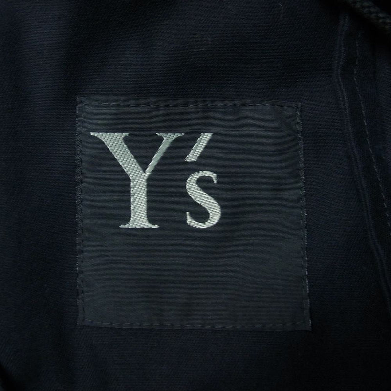 Yohji Yamamoto ヨウジヤマモト ME-C09-094 Y’s for Men ワイズフォーメン ライナー付き フード モッズコート ネイビー系 3【中古】