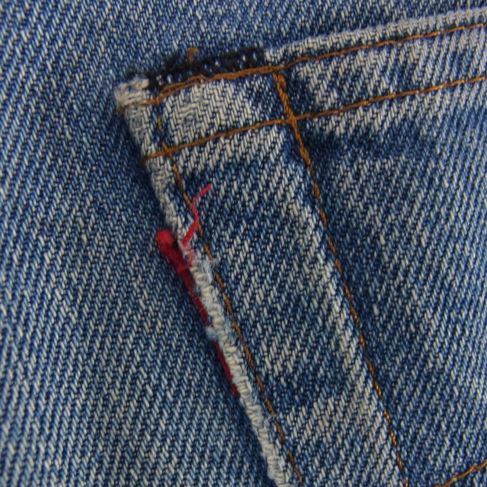 Levi's リーバイス ヴィンテージ 90s 501 スモールe ボタン裏524 赤耳 デニム パンツ インディゴブルー系 サイズ表記無【中古】
