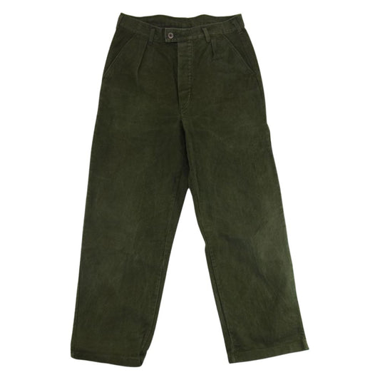 スウェーデン軍 ヴィンテージ 80s NORSEL FABRIKS AB ミリタリー パンツ カーキ系 サイズ表記無【中古】