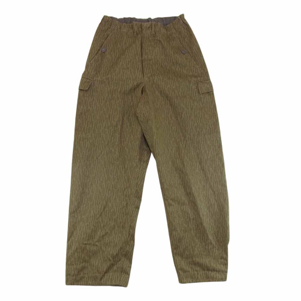 チェコ軍 ヴィンテージ 60s レインドロップカモ カーゴ パンツ カーキ系 44【中古】