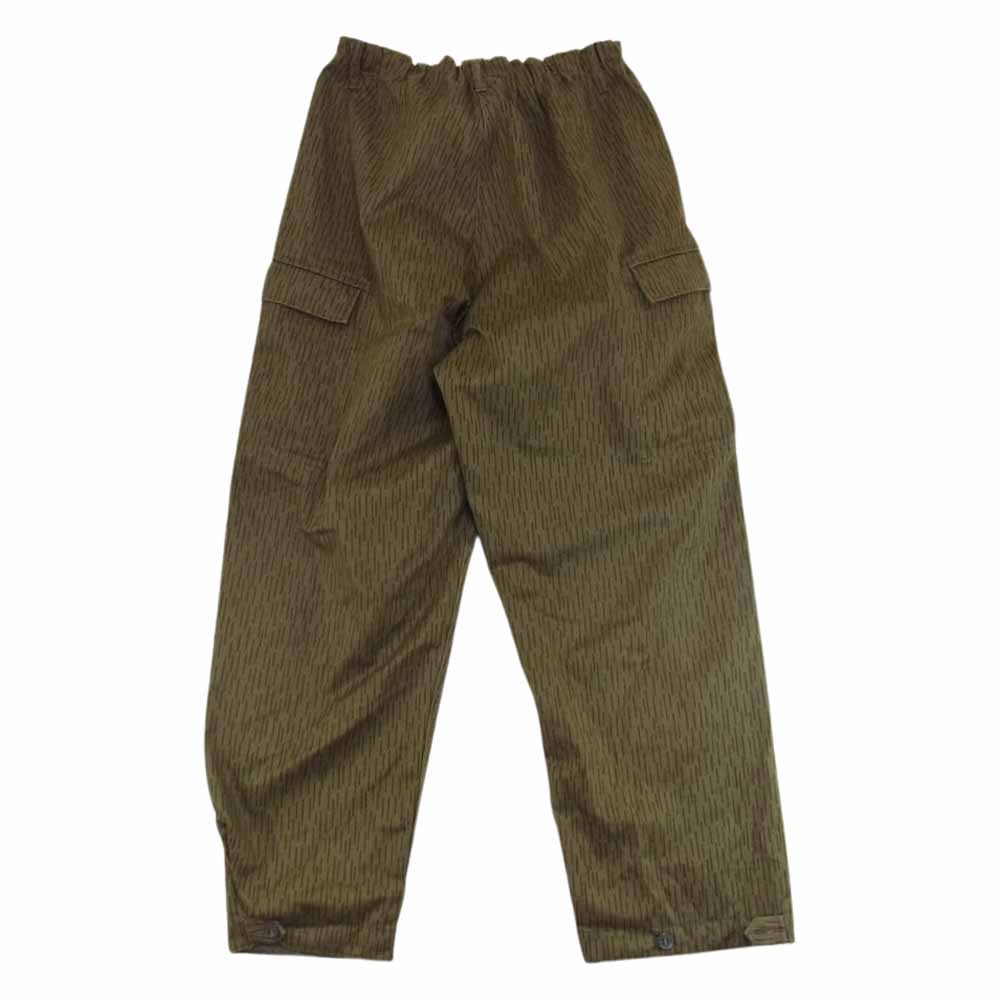 チェコ軍 ヴィンテージ 60s レインドロップカモ カーゴ パンツ カーキ