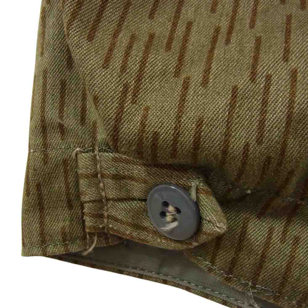 チェコ軍 ヴィンテージ 60s レインドロップカモ カーゴ パンツ カーキ