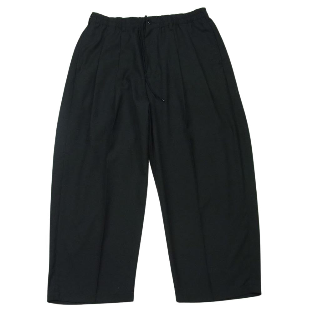 COOTIE クーティー 2タック ワイド イージー スラックス パンツ 日本製 ブラック系 L【中古】