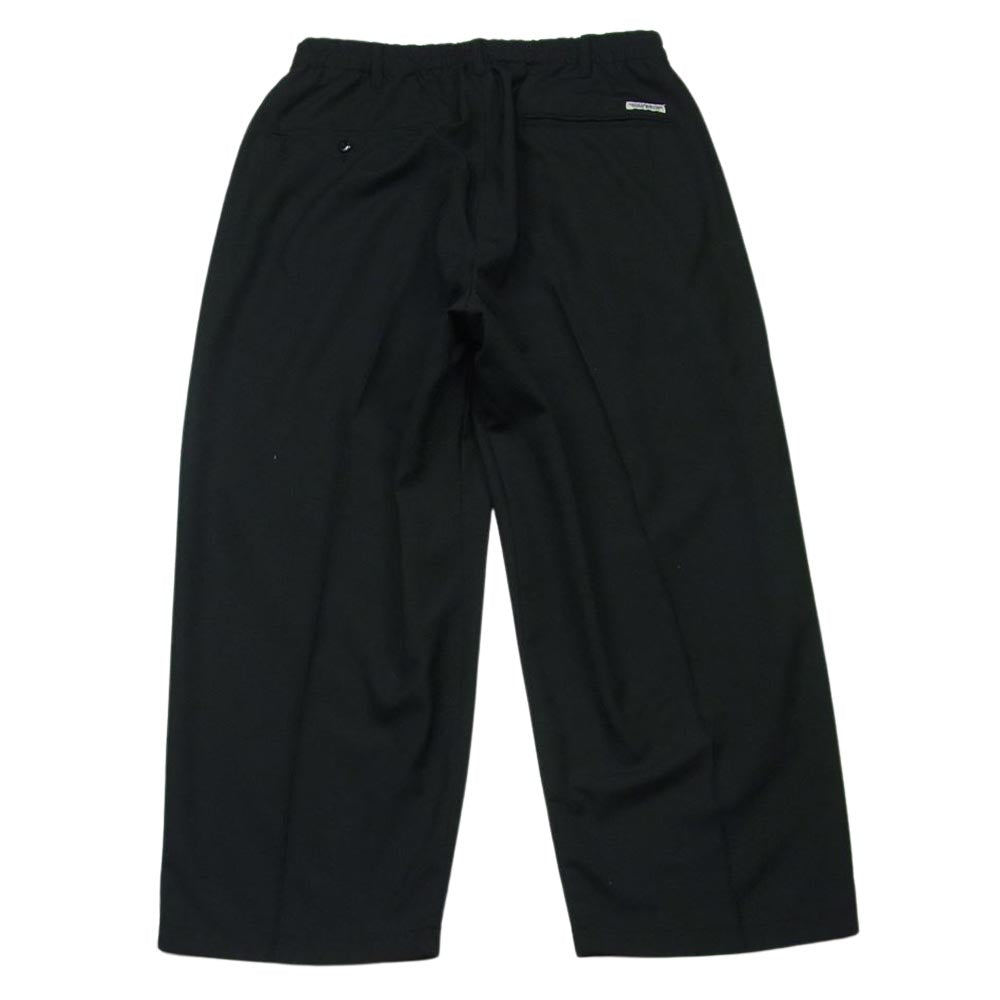 COOTIE クーティー 2タック ワイド イージー スラックス パンツ 日本製 ブラック系 L【中古】
