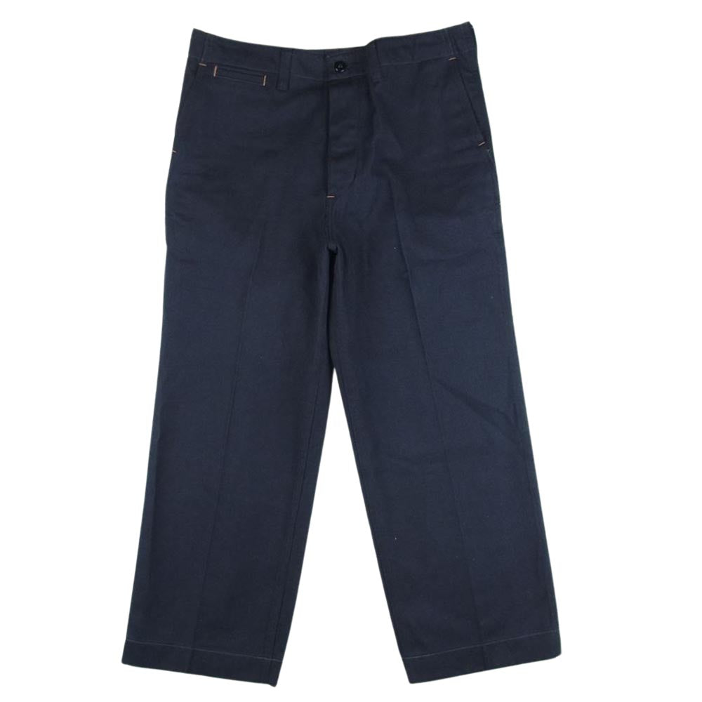 AT LAST アットラスト デニム トラウザー ワーク パンツ パープル系 34【中古】