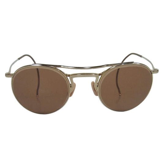 AT LAST アットラスト ×白山眼鏡店 DEFENDER TIMEWORN CLOTHING タイムウォーン クロージング サングラス ブラウン系【中古】