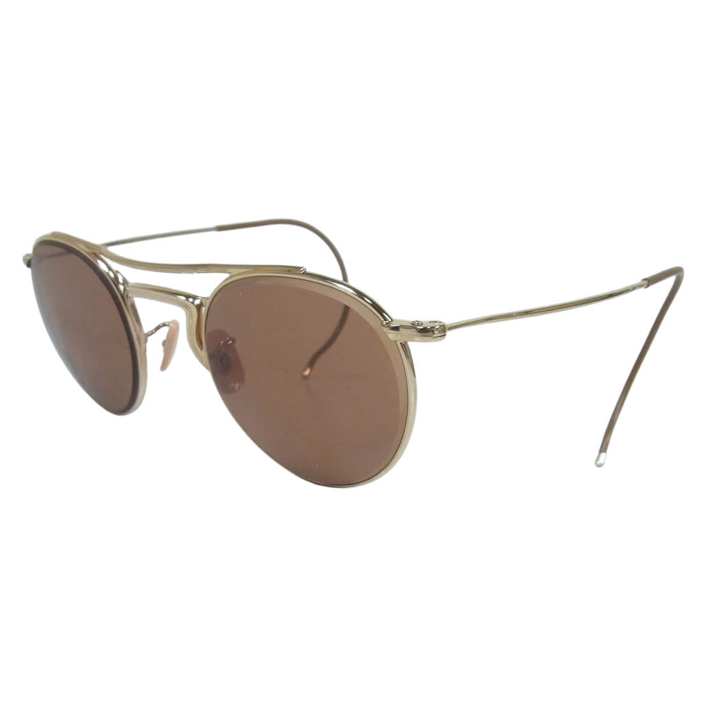 AT LAST アットラスト ×白山眼鏡店 DEFENDER TIMEWORN CLOTHING タイムウォーン クロージング サングラス ブラウン系【中古】