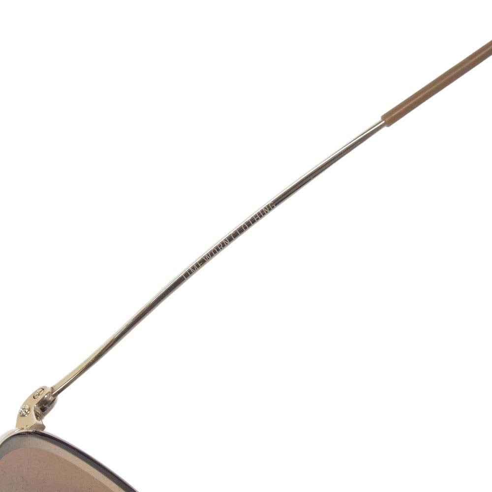 AT LAST アットラスト ×白山眼鏡店 DEFENDER TIMEWORN CLOTHING タイムウォーン クロージング サングラス ブラウン系【中古】