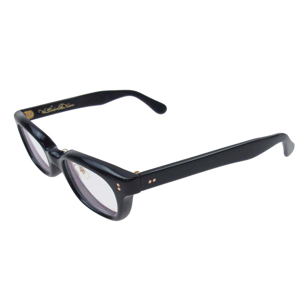 TENDERLOIN テンダーロイン × 白山眼鏡店 in the wind イン ザ ウインド 度入り メガネ ブラック系 サイズ表記無し【中古】