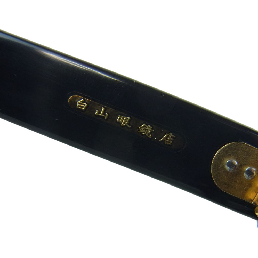 TENDERLOIN テンダーロイン × 白山眼鏡店 in the wind イン ザ ウインド 度入り メガネ ブラック系 サイズ表記無し【中古】