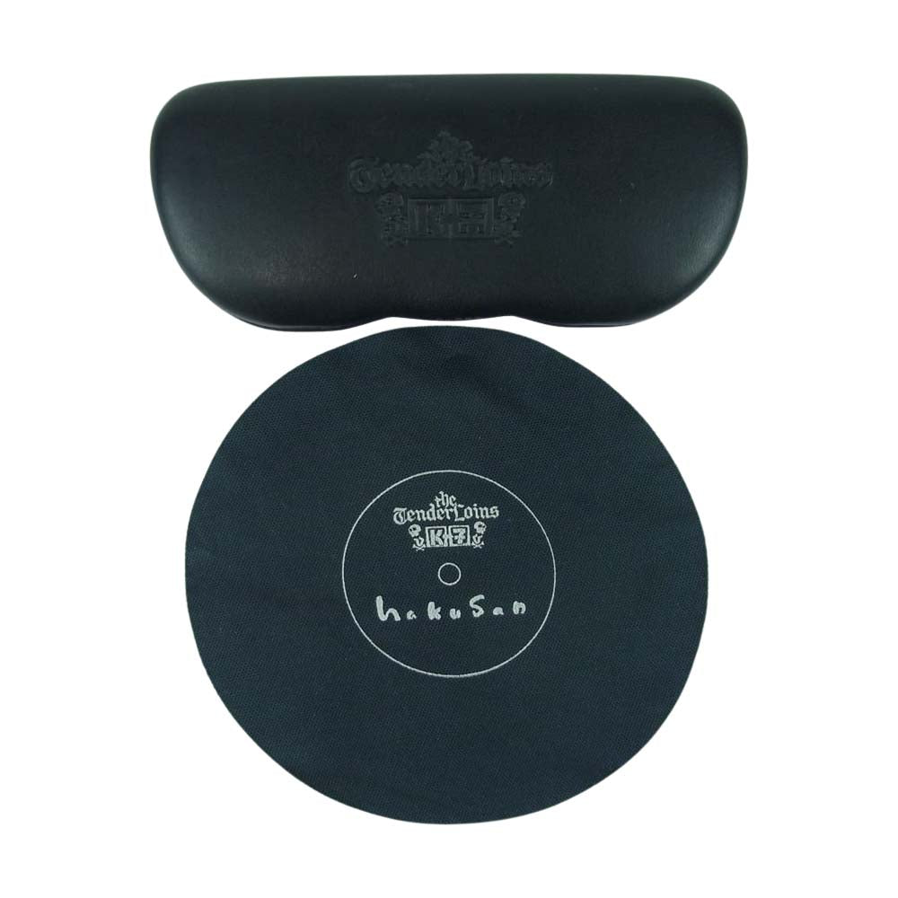 TENDERLOIN テンダーロイン × 白山眼鏡店 in the wind イン ザ ウインド 度入り メガネ ブラック系 サイズ表記無し【中古】