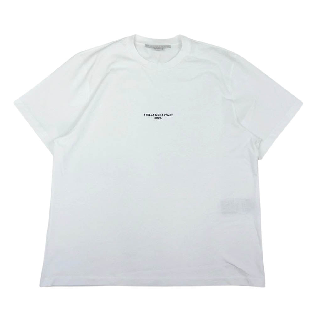 Stella McCartney ステラマッカートニー STELLA MCCARTNEY 2001 スモール ロゴ プリント 半袖 Tシャツ ホワイト ホワイト系 36【美品】【中古】