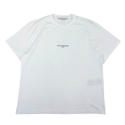 Stella McCartney ステラマッカートニー STELLA MCCARTNEY 2001 スモール ロゴ プリント 半袖 Tシャツ ホワイト ホワイト系 36【美品】【中古】