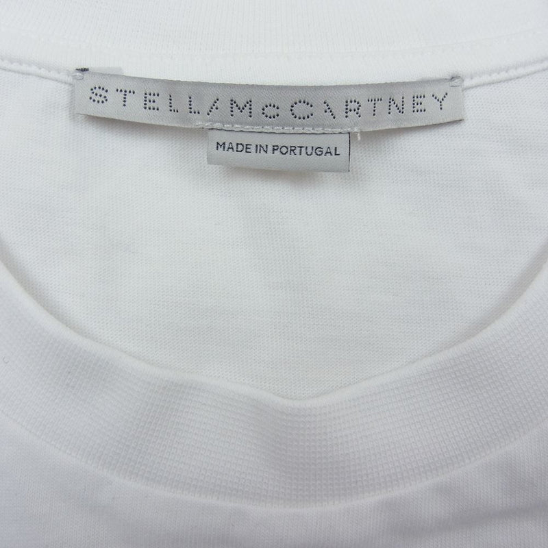 Stella McCartney ステラマッカートニー STELLA MCCARTNEY 2001 スモール ロゴ プリント 半袖 Tシャツ ホワイト ホワイト系 36【美品】【中古】