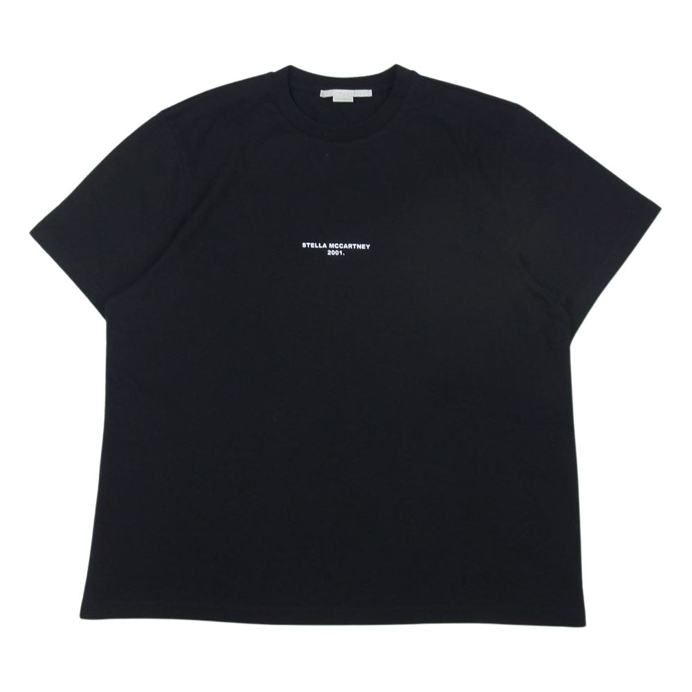 Stella McCartney ステラマッカートニー STELLA MCCARTNEY 2001 スモール ロゴ プリント 半袖 Tシャツ ブラック ブラック系 36【美品】【中古】