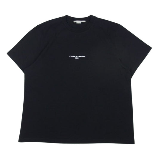 Stella McCartney ステラマッカートニー STELLA MCCARTNEY 2001 スモール ロゴ プリント 半袖 Tシャツ ブラック ブラック系 36【美品】【中古】