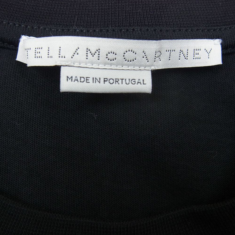 Stella McCartney ステラマッカートニー STELLA MCCARTNEY 2001 スモール ロゴ プリント 半袖 Tシャツ ブラック  ブラック系 36【美品】【中古】