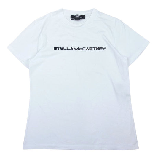 Stella McCartney ステラマッカートニー ロゴ プリント 半袖 Tシャツ ホワイト系 XS【美品】【中古】
