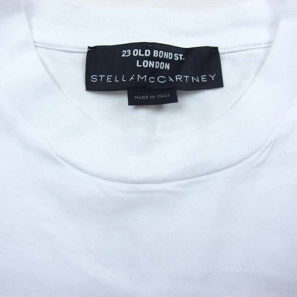 Stella McCartney ステラマッカートニー ロゴ プリント 半袖 Tシャツ ホワイト系 XS【美品】【中古】