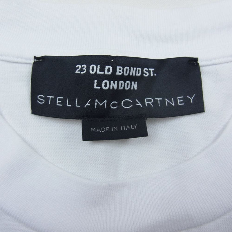 Stella McCartney ステラマッカートニー ロゴ プリント 半袖 Tシャツ ホワイト系 XS【美品】【中古】