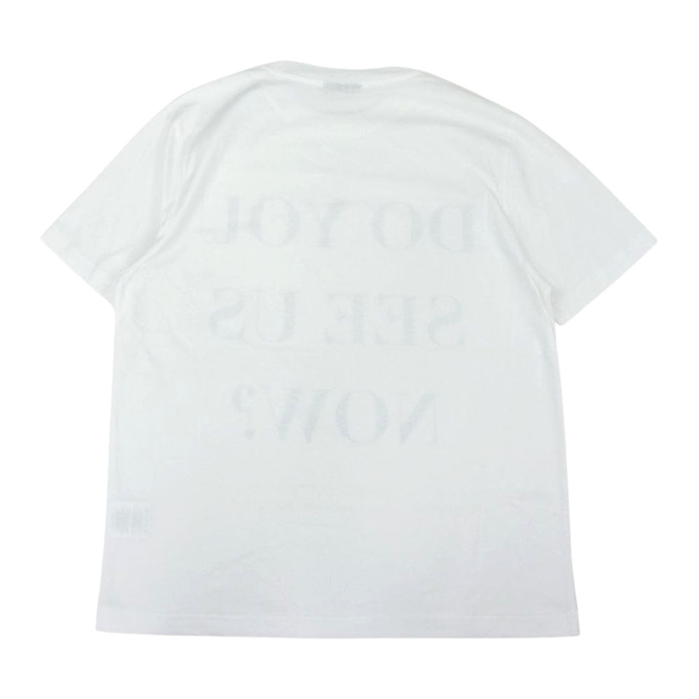 ボッター 3012 SHORT SLV BOTTER CLASSIC TSHIRT DO YOU SEE US NOW? プリント 半袖 Tシャツ ホワイト系 S【美品】【中古】