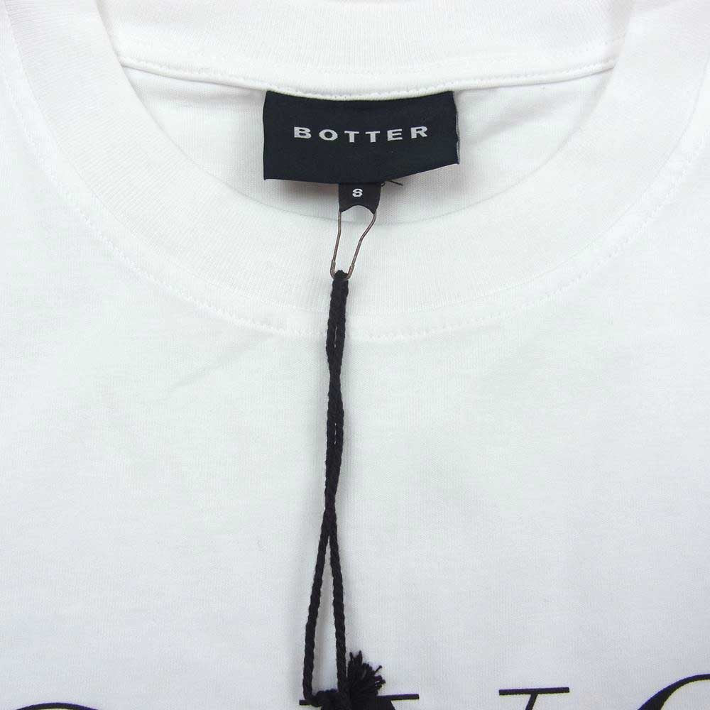 ボッター 3012 SHORT SLV BOTTER CLASSIC TSHIRT DO YOU SEE US NOW? プリント 半袖 Tシャツ ホワイト系 S【美品】【中古】